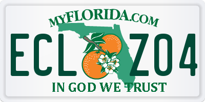 FL license plate ECLZ04
