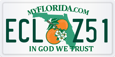 FL license plate ECLZ51