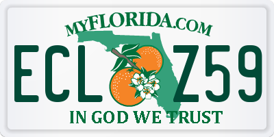FL license plate ECLZ59