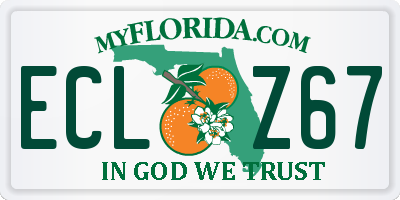 FL license plate ECLZ67