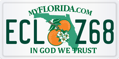 FL license plate ECLZ68