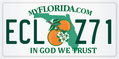 FL license plate ECLZ71
