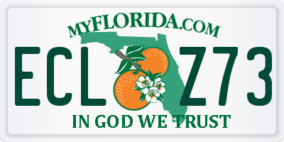 FL license plate ECLZ73