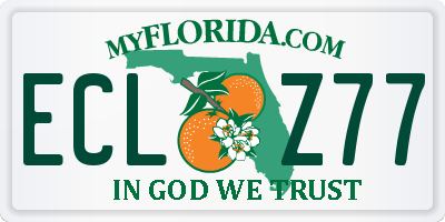 FL license plate ECLZ77