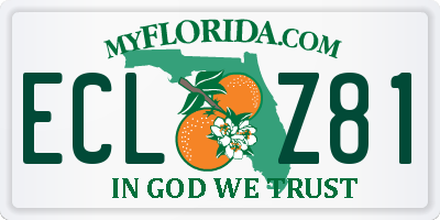 FL license plate ECLZ81