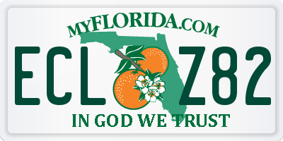 FL license plate ECLZ82