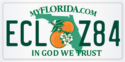 FL license plate ECLZ84