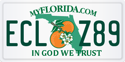 FL license plate ECLZ89