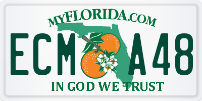 FL license plate ECMA48