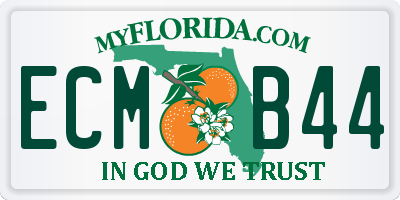 FL license plate ECMB44