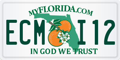 FL license plate ECMI12