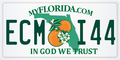 FL license plate ECMI44