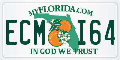 FL license plate ECMI64
