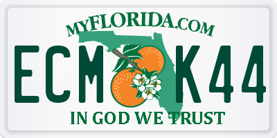 FL license plate ECMK44