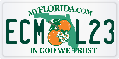 FL license plate ECML23