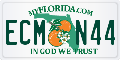 FL license plate ECMN44