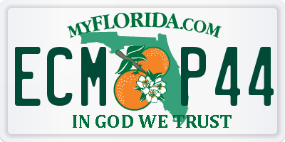 FL license plate ECMP44