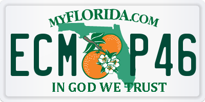 FL license plate ECMP46