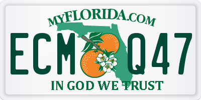 FL license plate ECMQ47
