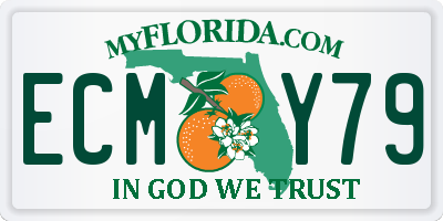 FL license plate ECMY79