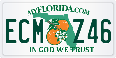 FL license plate ECMZ46