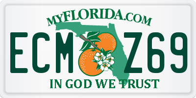 FL license plate ECMZ69