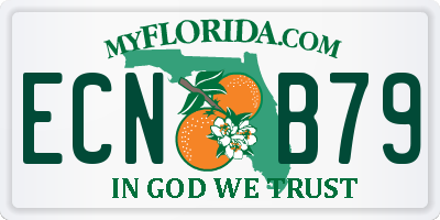 FL license plate ECNB79