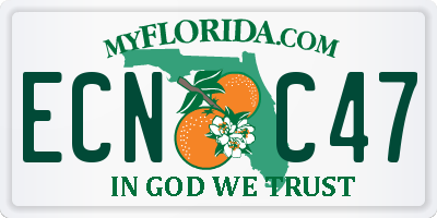 FL license plate ECNC47
