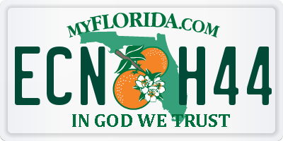 FL license plate ECNH44