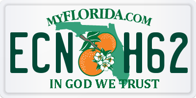 FL license plate ECNH62