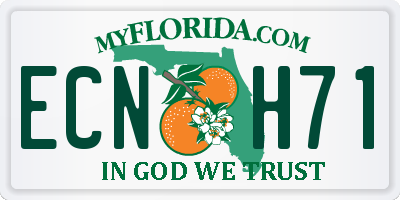 FL license plate ECNH71