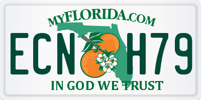 FL license plate ECNH79