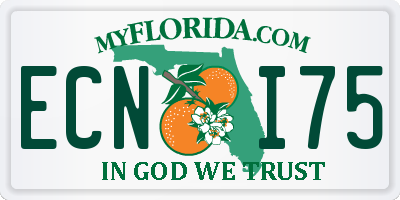 FL license plate ECNI75
