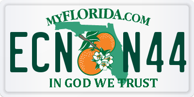 FL license plate ECNN44