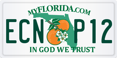 FL license plate ECNP12