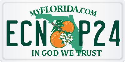 FL license plate ECNP24