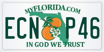 FL license plate ECNP46