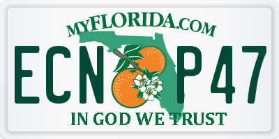 FL license plate ECNP47