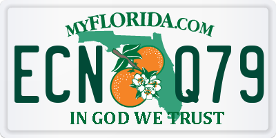 FL license plate ECNQ79