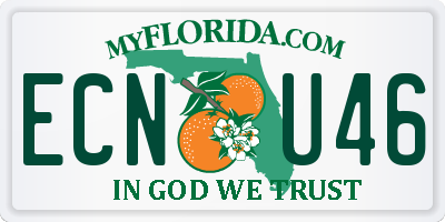 FL license plate ECNU46