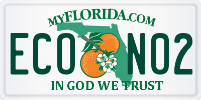 FL license plate ECON02