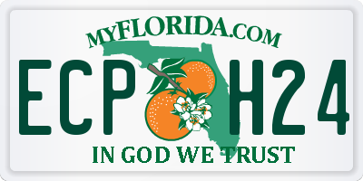 FL license plate ECPH24