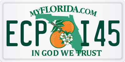 FL license plate ECPI45