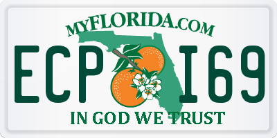 FL license plate ECPI69