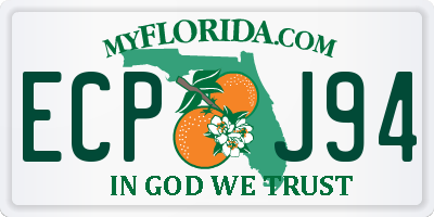 FL license plate ECPJ94