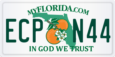 FL license plate ECPN44