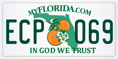 FL license plate ECPO69