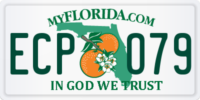 FL license plate ECPO79