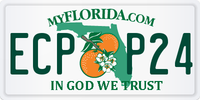 FL license plate ECPP24