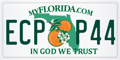 FL license plate ECPP44